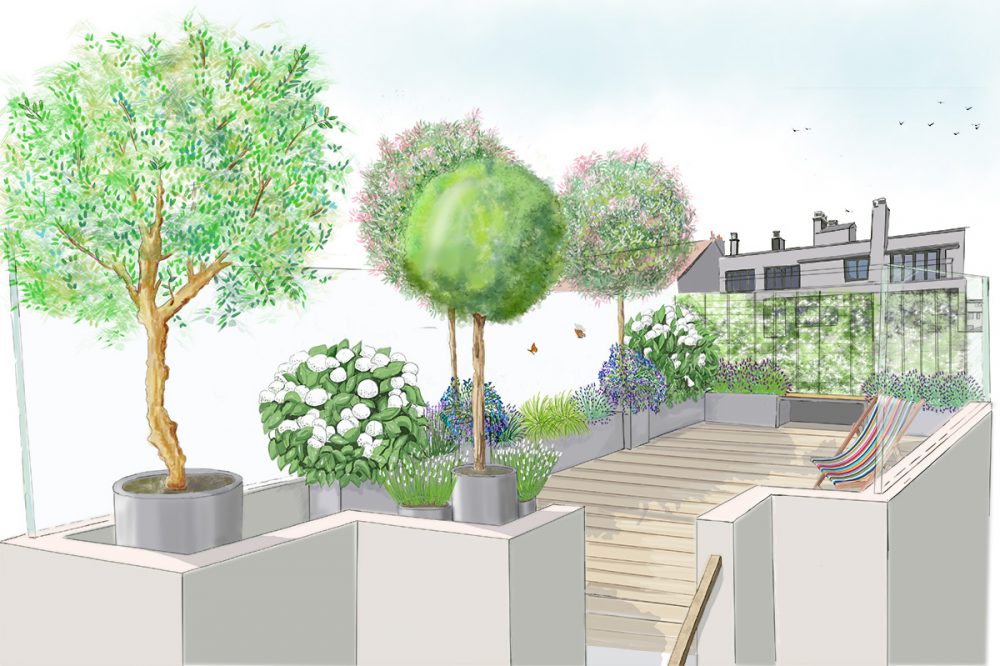 Proposition pour l'aménagement d'une terrasse à Montrouge